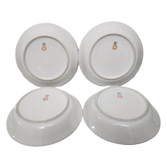 Antique CH Field Haviland Limoges GDA France Schleiger195G Coupe Soup Bowl 4 Pc - Picture 5 of 6